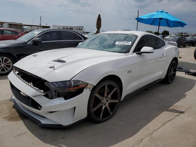 1FA6P8CF0L5124318 - 2020 FORD MUSTANG GT WHITE photo 1