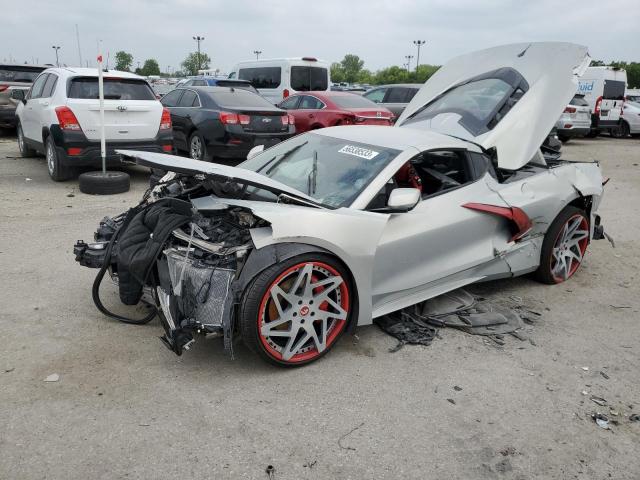 1G1YB2D49N5118198 - 2022 CHEVROLET CORVETTE STINGRAY 2LT GRAY photo 1