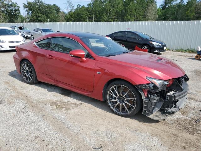 JTHHP5BC1F5001896 - 2015 LEXUS RC-F RED photo 4