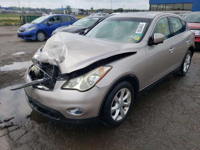 JN1AJ0HRXAM757215 - 2010 INFINITI EX35 BASE ბეჟი ფოტო 2