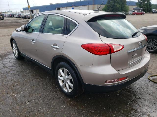 JN1AJ0HRXAM757215 - 2010 INFINITI EX35 BASE ბეჟი ფოტო 3