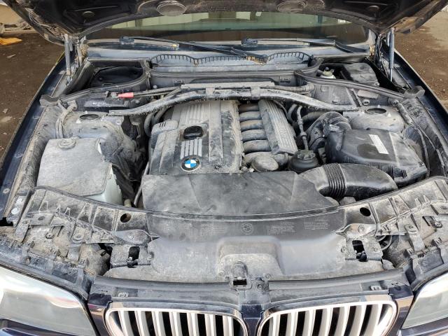 WBXPC93429WJ30691 - 2009 BMW X3 XDRIVE30I BLUE photo 11