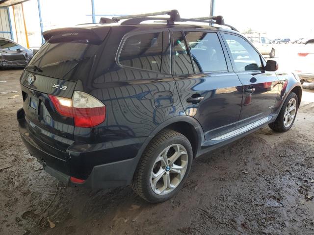 WBXPC93429WJ30691 - 2009 BMW X3 XDRIVE30I BLUE photo 3