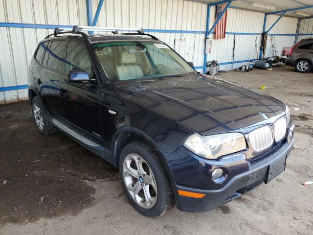 WBXPC93429WJ30691 - 2009 BMW X3 XDRIVE30I BLUE photo 4