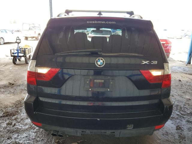 WBXPC93429WJ30691 - 2009 BMW X3 XDRIVE30I BLUE photo 6