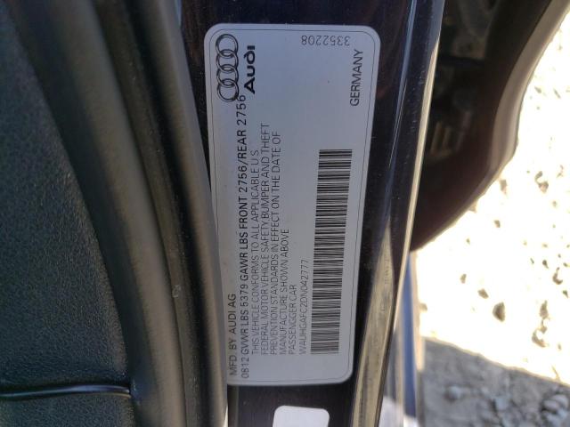 WAUHGAFC2DN042777 - 2013 AUDI A6 PRESTIGE Qara foto 12