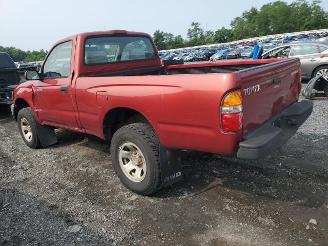 5TEPM62N32Z042602 - 2002 TOYOTA TACOMA RED photo 2