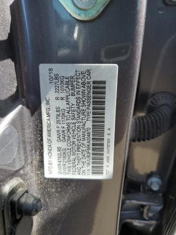 19UUB3F66KA004870 - 2019 ACURA TLX TECHNOLOGY GRAY photo 12
