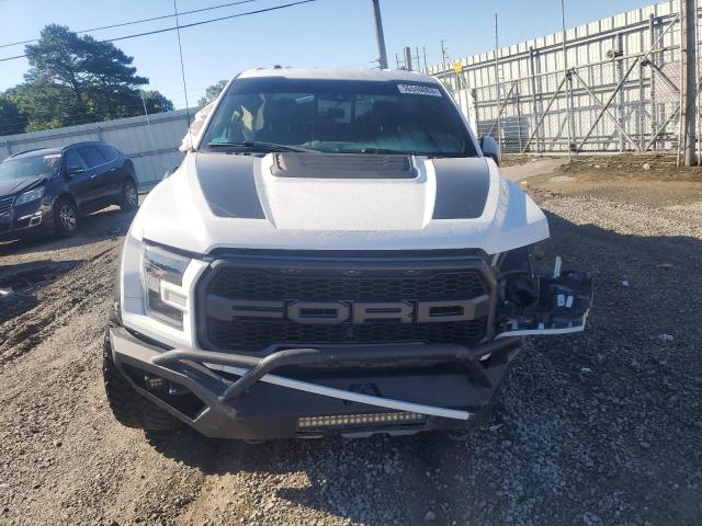 1FTFW1RG3JFD31815 - 2018 FORD F150 RAPTOR WHITE photo 5