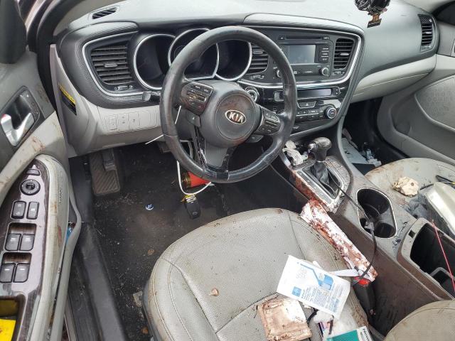 5XXGN4A78FG452742 - 2015 KIA OPTIMA EX GRAY photo 8