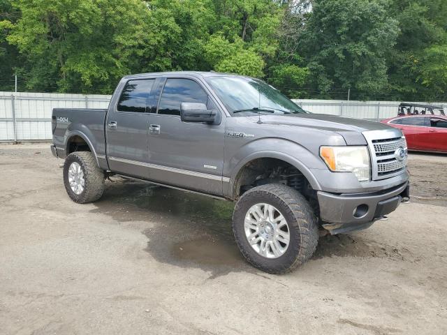 1FTFW1ET4BFB29229 - 2011 FORD F150 SUPERCREW GRAY photo 4