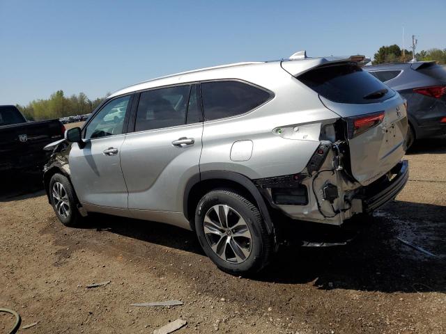 5TDGZRBH8LS522520 - 2020 TOYOTA HIGHLANDER XLE GRAY photo 2