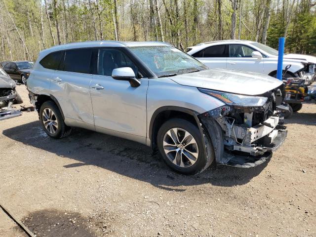 5TDGZRBH8LS522520 - 2020 TOYOTA HIGHLANDER XLE GRAY photo 4