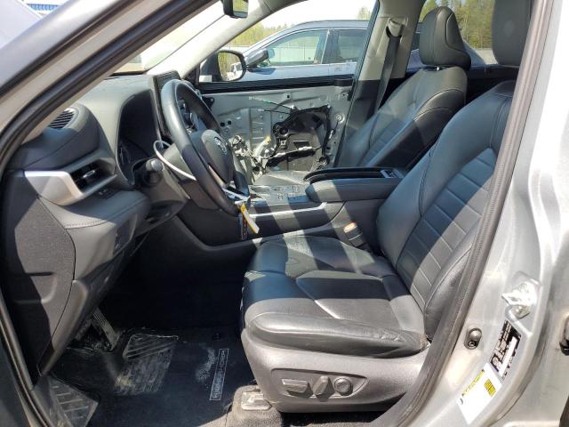 5TDGZRBH8LS522520 - 2020 TOYOTA HIGHLANDER XLE GRAY photo 7