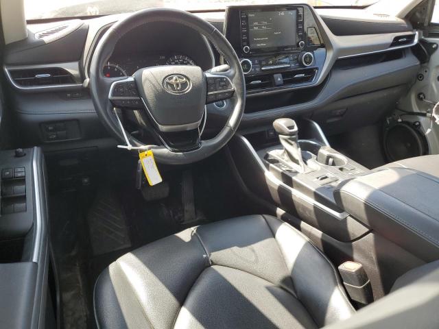 5TDGZRBH8LS522520 - 2020 TOYOTA HIGHLANDER XLE GRAY photo 8