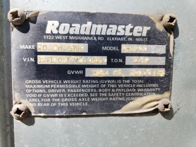 1RF120514Y2009180 - 2000 ROADMASTER RAIL DYANASTER TWO TONE photo 10