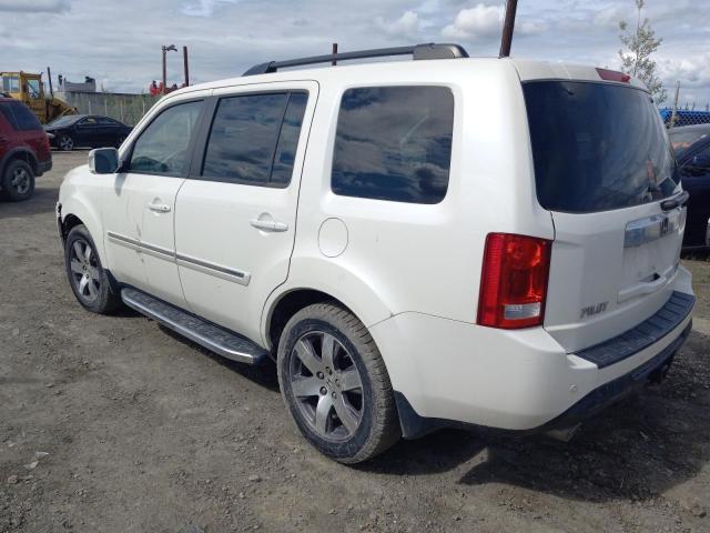 5FNYF4H98FB047637 - 2015 HONDA PILOT TOURING WHITE photo 2