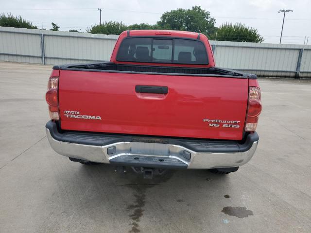 5TETU62N65Z056089 - 2005 TOYOTA TACOMA PRERUNNER ACCESS CAB RED photo 6