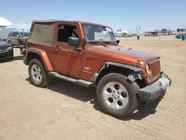 1C4AJWBG4EL256677 - 2014 JEEP WRANGLER SAHARA ORANGE photo 4