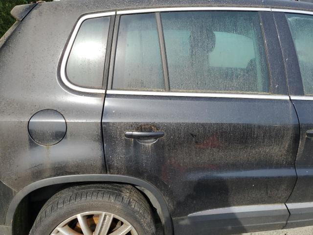 WVGBV7AX2CW553552 - 2012 VOLKSWAGEN TIGUAN S BLACK photo 11