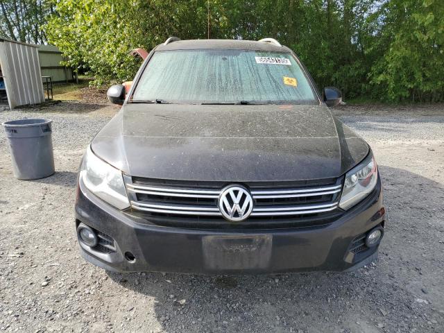 WVGBV7AX2CW553552 - 2012 VOLKSWAGEN TIGUAN S BLACK photo 5