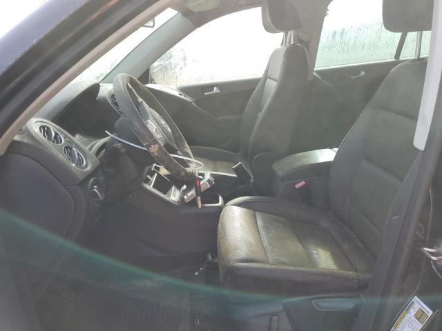 WVGBV7AX2CW553552 - 2012 VOLKSWAGEN TIGUAN S BLACK photo 7