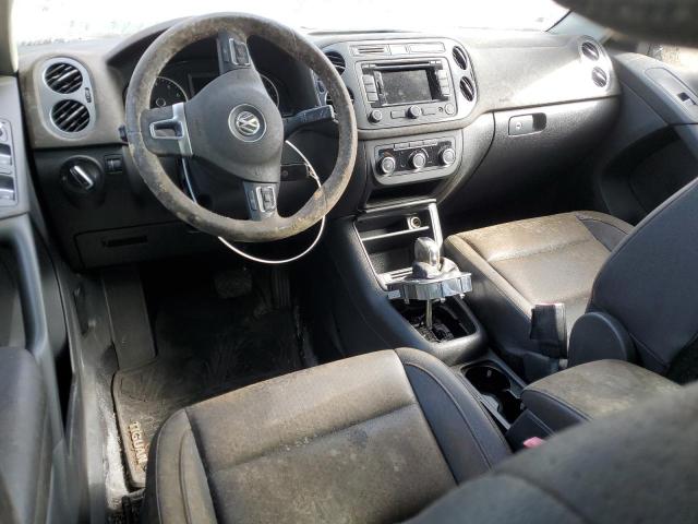 WVGBV7AX2CW553552 - 2012 VOLKSWAGEN TIGUAN S BLACK photo 8