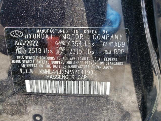 KMHL44J25PA264193 - 2023 HYUNDAI SONATA SEL PLUS BLUE photo 13