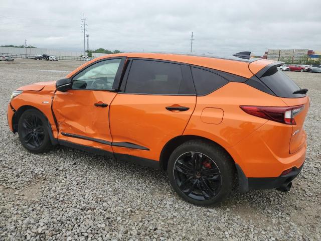 5J8TC2H71MY000020 - 2021 ACURA RDX ADVANCE ORANGE photo 2