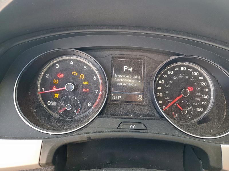 1V2WE2CA3MC238133 - 2021 VOLKSWAGEN ATLAS CROS SE GRAY photo 9