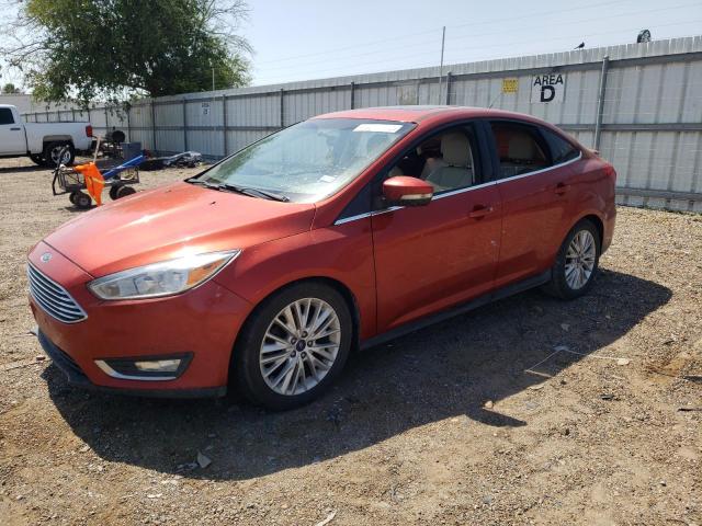 1FADP3J29JL281140 - 2018 FORD FOCUS TITANIUM ORANGE photo 1