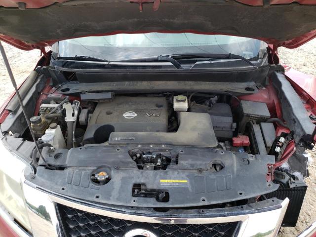 5N1AR2MN1DC649110 - 2013 NISSAN PATHFINDER S RED photo 12