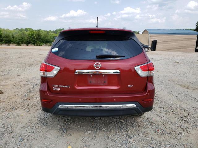 5N1AR2MN1DC649110 - 2013 NISSAN PATHFINDER S RED photo 6