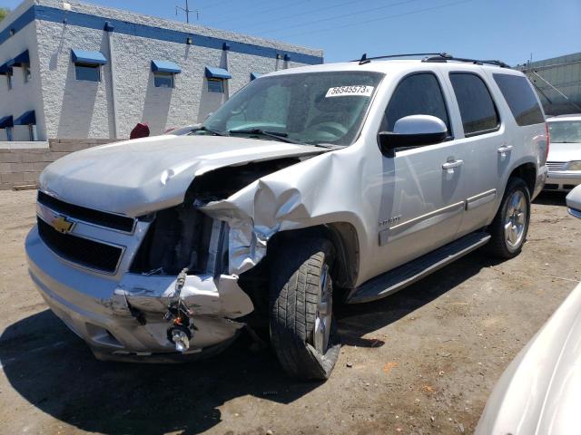 1GNSKAE03ER147084 - 2014 CHEVROLET TAHOE K1500 LS SILVER photo 1