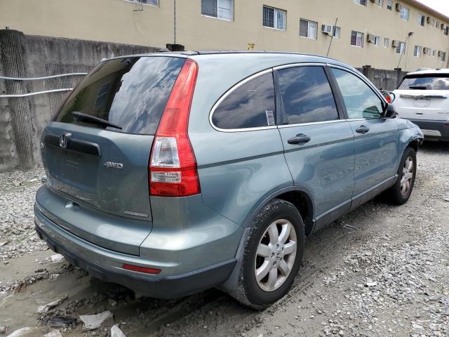 5J6RE4H44BL037992 - 2011 HONDA CR-V SE GREEN photo 3