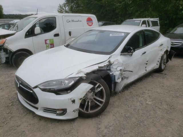 5YJSA1CG7DFP14865 - 2013 TESLA MODEL S Սպիտակ լուսանկար 1