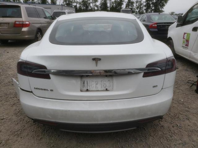 5YJSA1CG7DFP14865 - 2013 TESLA MODEL S Սպիտակ լուսանկար 6