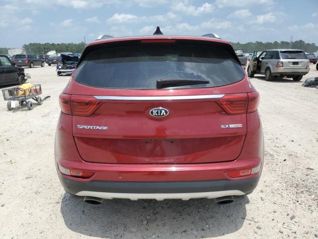 KNDPR3A62H7153443 - 2017 KIA SPORTAGE SX RED photo 6