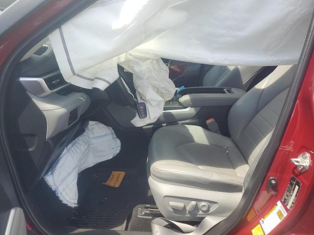 5TDHZRBH8NS256956 - 2022 TOYOTA HIGHLANDER XLE RED photo 7