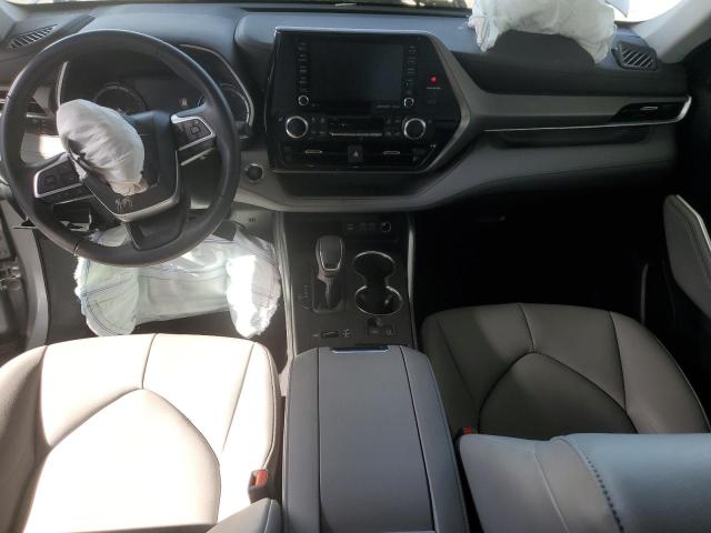 5TDGZRAH7NS550880 - 2022 TOYOTA HIGHLANDER XLE SILVER photo 8