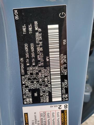 JTEABFAJ6RK009565 - 2024 TOYOTA LAND CRUIS BASE BLUE photo 13