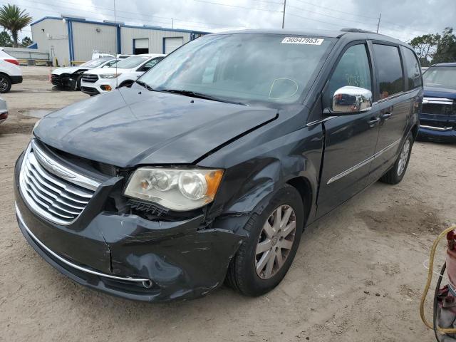 2A4RR8DG4BR759255 - 2011 CHRYSLER TOWN & COU TOURING L GRAY photo 1