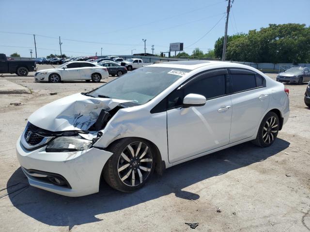 19XFB2F96FE010473 - 2015 HONDA CIVIC EXL WHITE photo 1