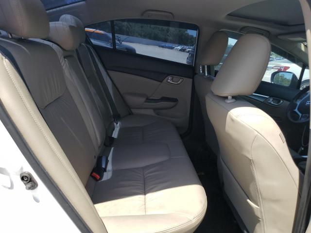 19XFB2F96FE010473 - 2015 HONDA CIVIC EXL WHITE photo 10