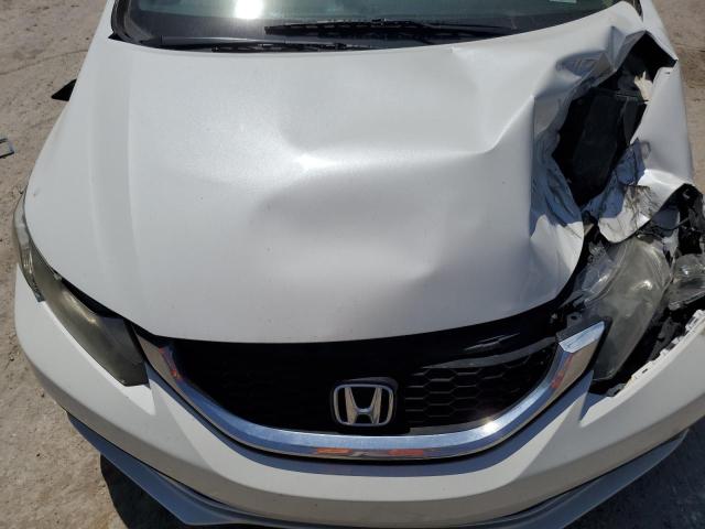 19XFB2F96FE010473 - 2015 HONDA CIVIC EXL WHITE photo 11