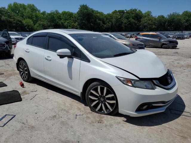 19XFB2F96FE010473 - 2015 HONDA CIVIC EXL WHITE photo 4