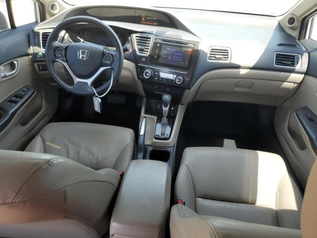 19XFB2F96FE010473 - 2015 HONDA CIVIC EXL WHITE photo 8