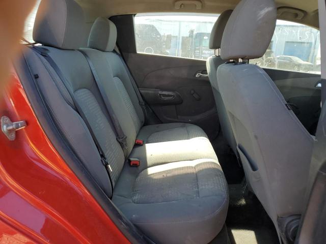 1G1JA6SH4C4219699 - 2012 CHEVROLET SONIC LS RED photo 10