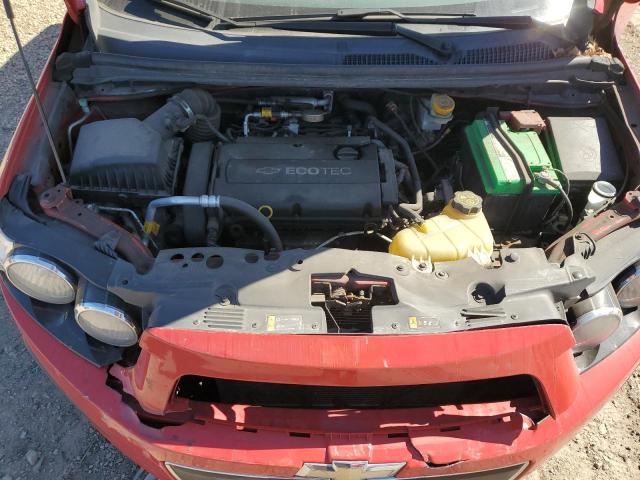 1G1JA6SH4C4219699 - 2012 CHEVROLET SONIC LS RED photo 11
