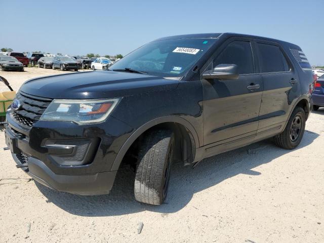 1FM5K8AR6HGB41116 - 2017 FORD EXPLORER POLICE INTERCEPTOR BLACK photo 1